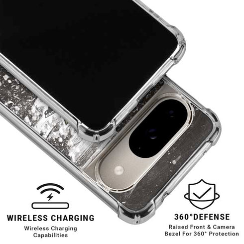NHL Pittsburgh Penguins Frozen Google Pixel 10 Clear Case